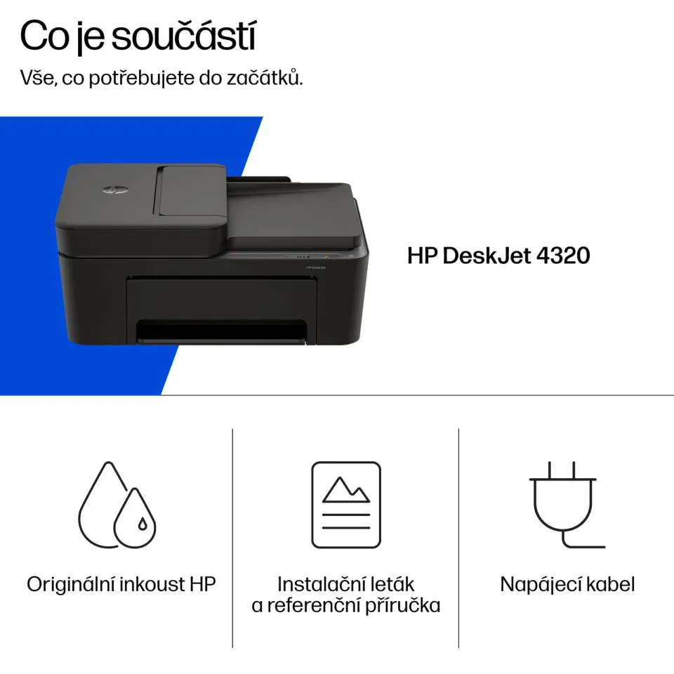 HP DeskJet/4320/MF/Ink/A4/WiFi/USB