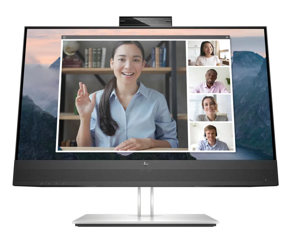 HP LCD EliteDisplay E24mv G4 23,8" IPS, 1920x1080,16:9,5ms, 250nits,1000:1,VGA,DP,HDMI,4xUSB 3.2,webcam 5MP,repro)
