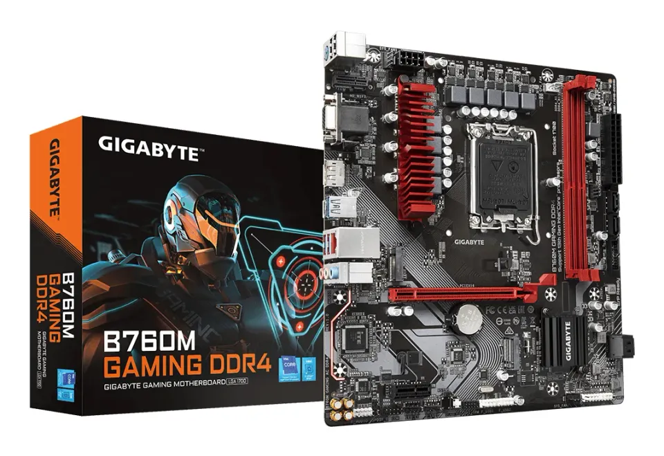 GIGABYTE MB Sc LGA1700 B760M GAMING DDR4, Intel B760, 2xDDR4, 1xDP, 1xHDMI, 1xD-