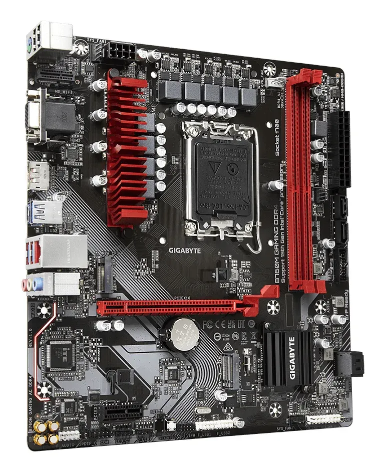 GIGABYTE MB Sc LGA1700 B760M GAMING DDR4, Intel B760, 2xDDR4, 1xDP, 1xHDMI, 1xD-