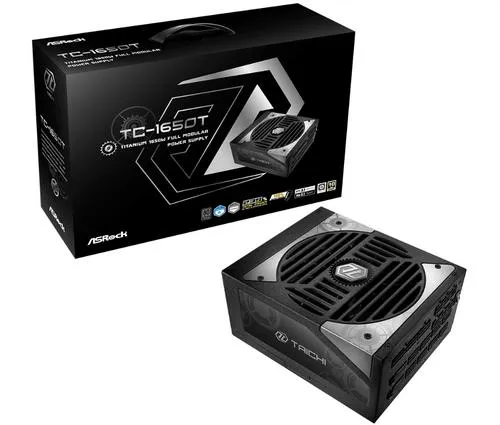 ASROCK zdroj 1650W Taichi Titanium TC-1650T, ATX3.1, PCIe5.1, 12V-2x6