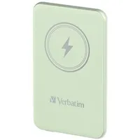 VERBATIM Powerbanka Charge 'n' Go, Magnetická, 5000 mAh, USB-C, Zelená