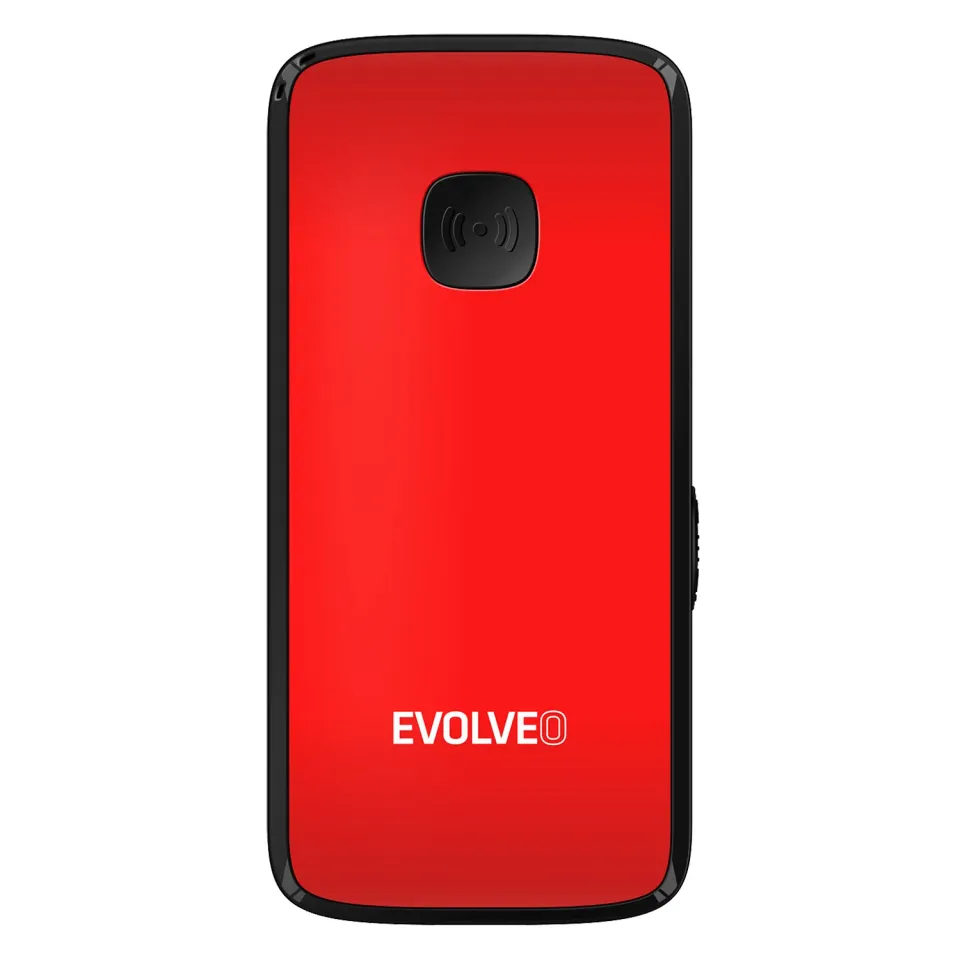 EVOLVEO Mobilní telefon pro seniory EasyPhone ID, červená