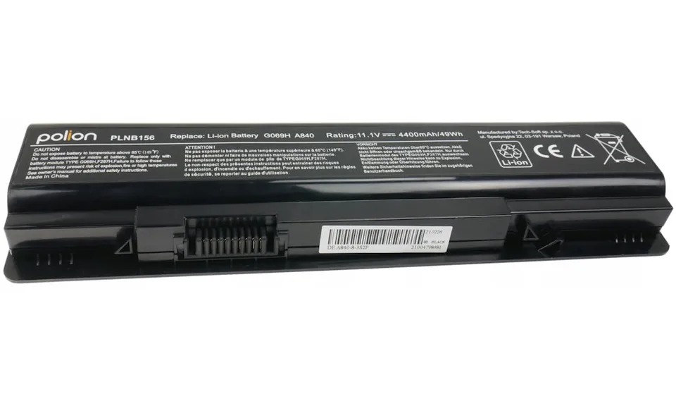 TRX Baterie Polion G069H pro notebooky DELL Vostro 1014 1015 1088 A840 A860 - Li-Ion 4400mAh 49W/ neoriginální