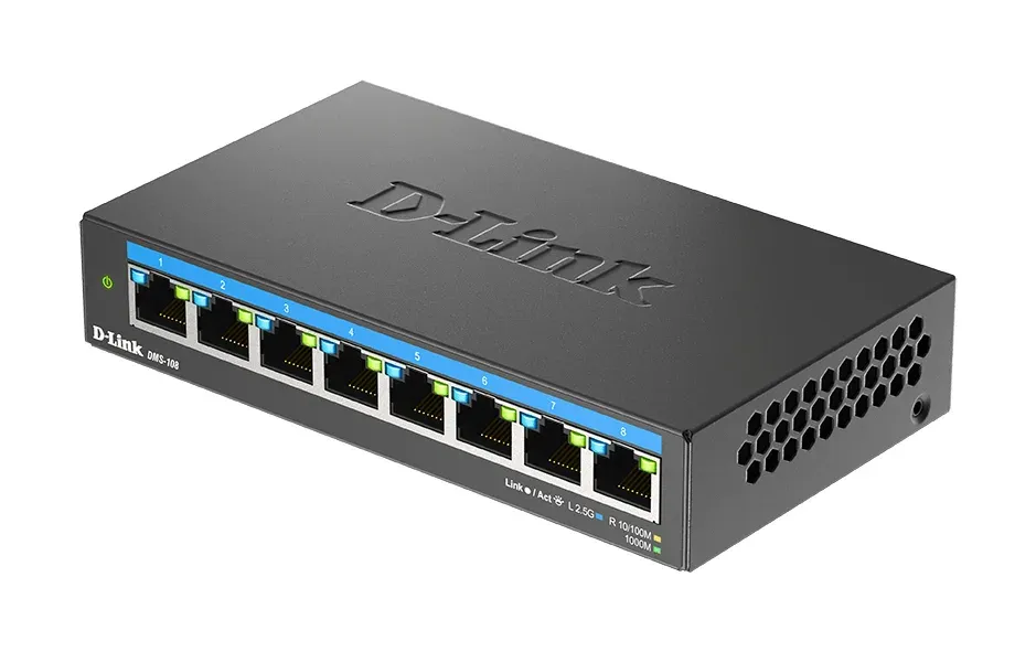 D-Link DMS-108/E 8-Port Multi-Gigabit Unmanaged Switch