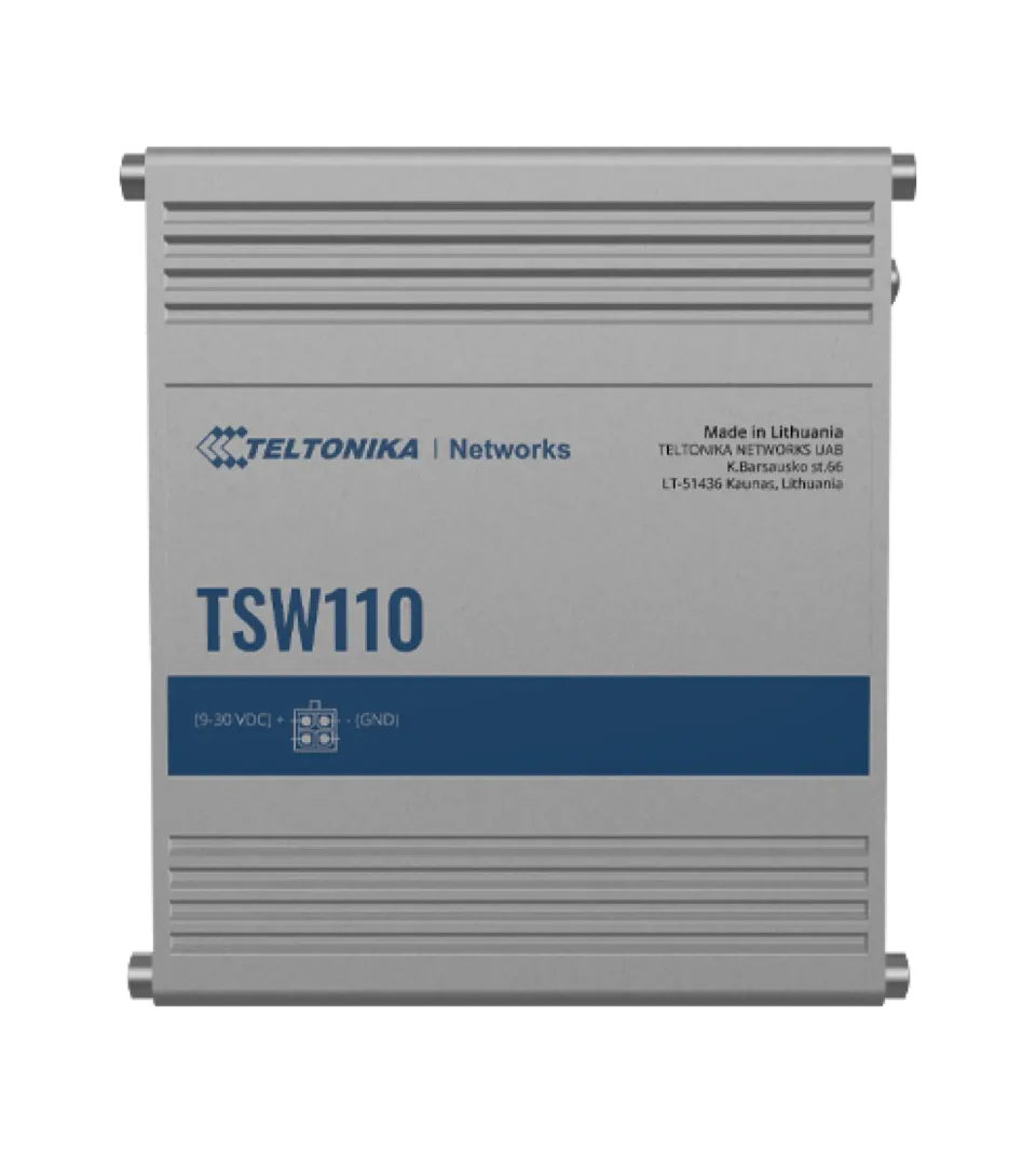 Teltonika L2 UNMANAGED ETHERNET SWITCH - TSW110