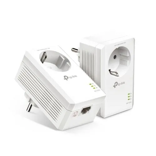 TP-LINK TL-PA7017PKIT STARTER-KIT AV1000 Gigabit Passthrough Powerline Starter Kit