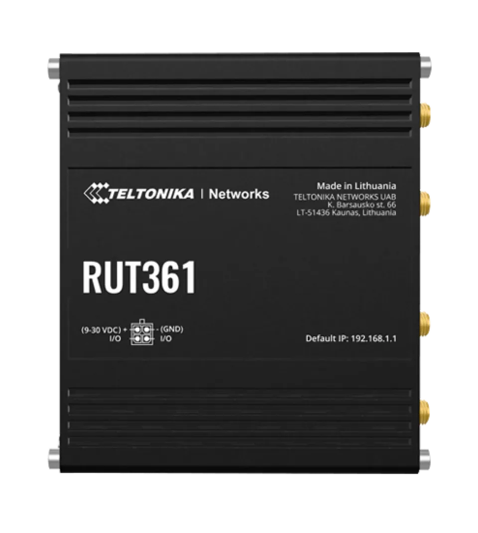 Teltonika INDUSTRIAL 4G/LTE Wi-Fi CELLULAR ROUTER - RUT361