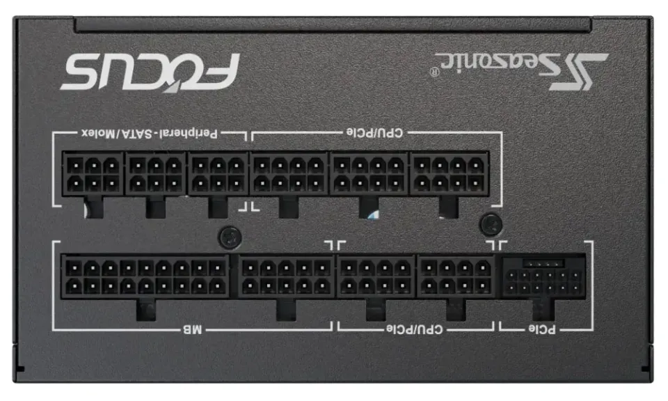 SEASONIC zdroj 1000W FOCUS GX ATX3 GX-1000-V4 modulární, 80+ GOLD, ATX 3.1, PCIe 5.1