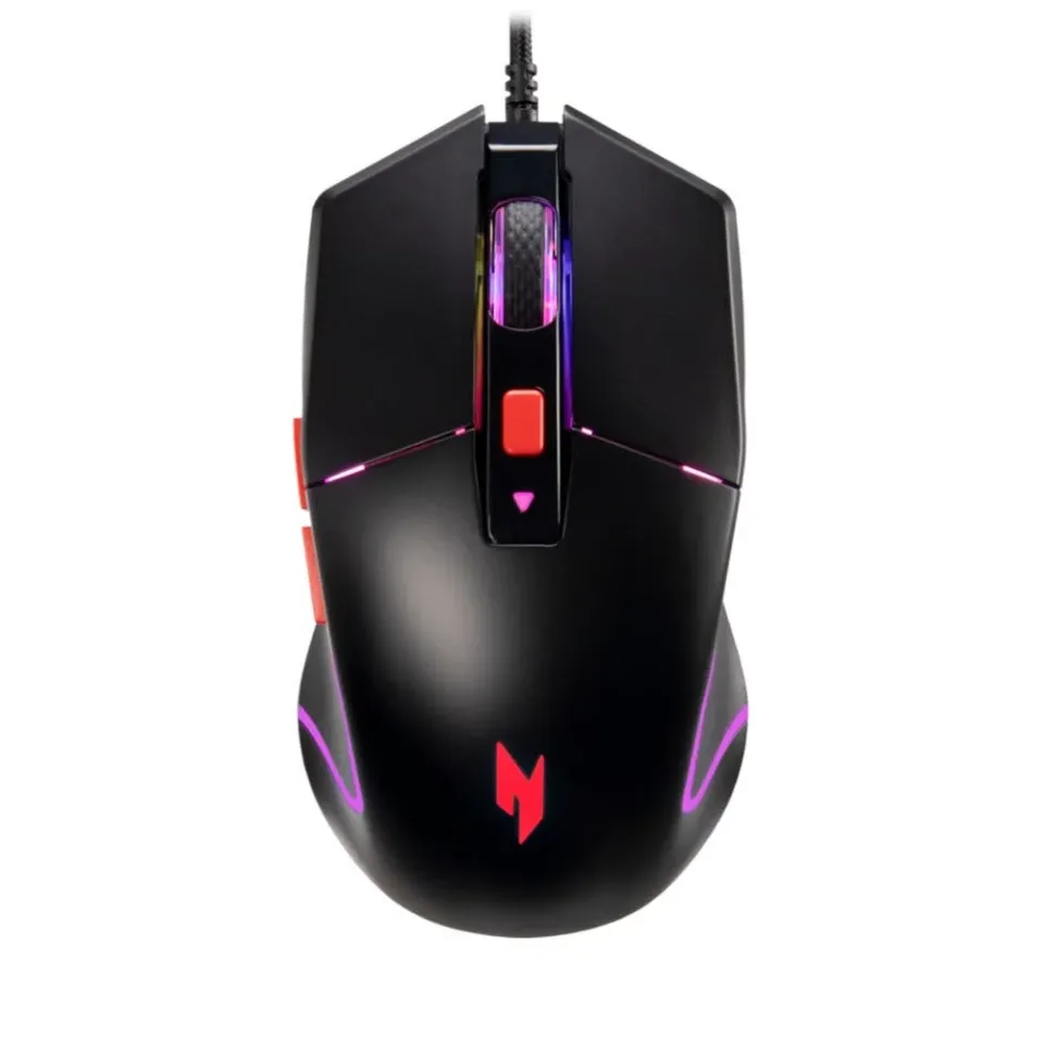 ACER drátová myš Nitro Gaming Mouse 100 (NMW100),7200dpi,6 tlačítek,125Hz,60 IPS,RGB,USB-A,Černá