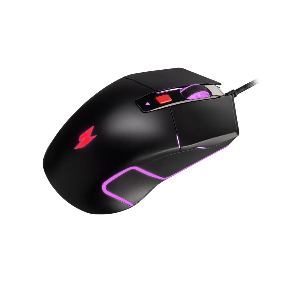 ACER drátová myš Nitro Gaming Mouse 100 (NMW100),7200dpi,6 tlačítek,125Hz,60 IPS,RGB,USB-A,Černá