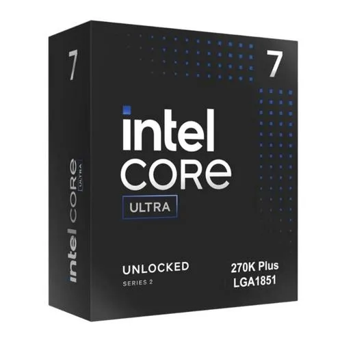 INTEL cpu CORE ULTRA 7 270K Plus, socket1851 BOX (bez chladiče, 40M cache, max 5.5 GHz)