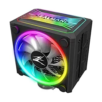 Zalman chladič CPU CNPS16X Black / 120 mm ventilátor / 4 heatpipe / RGB / PWM / 165 mm výška / černý