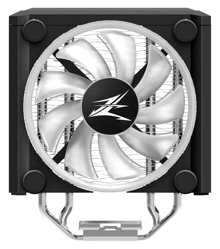 Zalman chladič CPU CNPS16X Black / 120 mm ventilátor / 4 heatpipe / RGB / PWM / 165 mm výška / černý