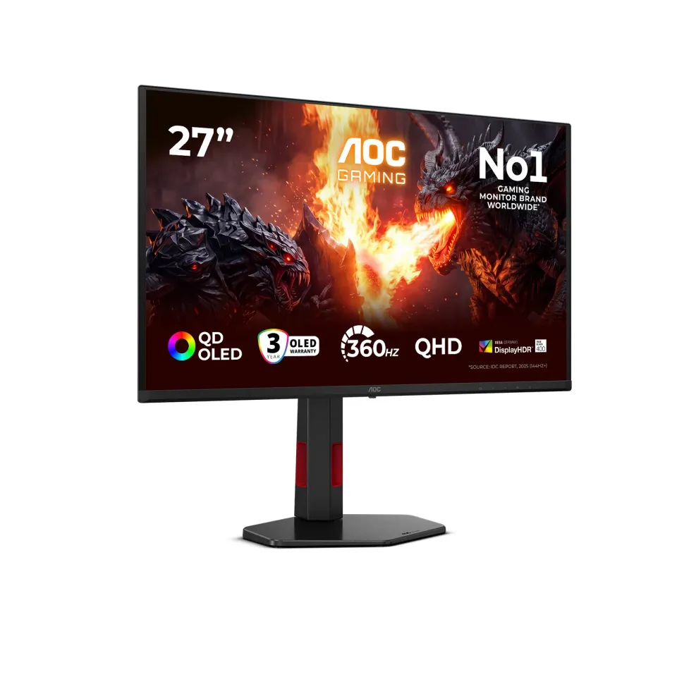 AOC AGON/Q27G4SDR/26,5"/QD-OLED/QHD/360Hz/0,03ms/Černá/3R