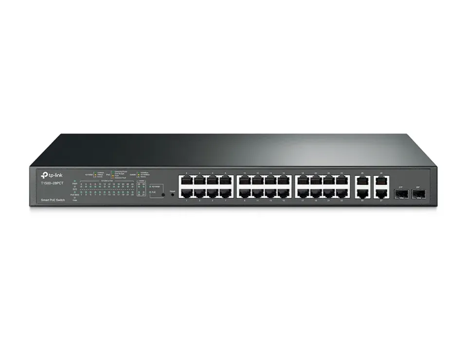 TP-Link TL-SL2428P JetStream Switch L2/L3/L4 QoS a IGMP 24x10/100 Mbps 2xSFP PoE