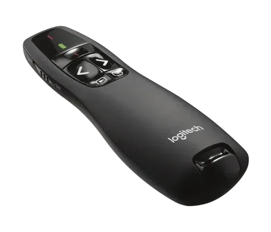 Logitech prezentér Wireless Presenter R400, černý