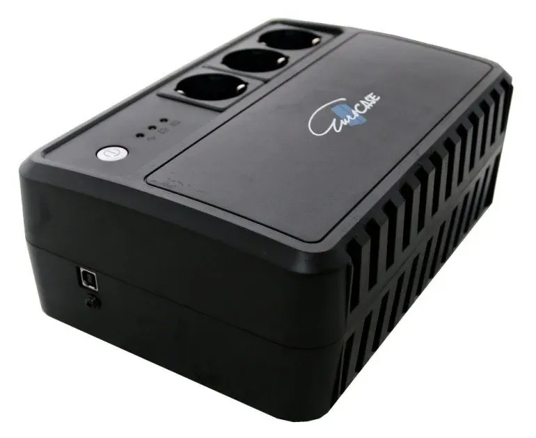 EUROCASE UPS EA200PRO+ 600VA pure sine wave (3x zásuvka)