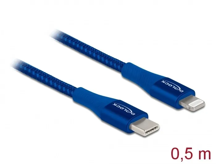 Delock Datový a nabíjecí kabel USB Type-C na Lightning pro iPhone, iPad a iPod m (85415)