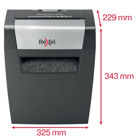 REXEL Skartovač Momentum X308