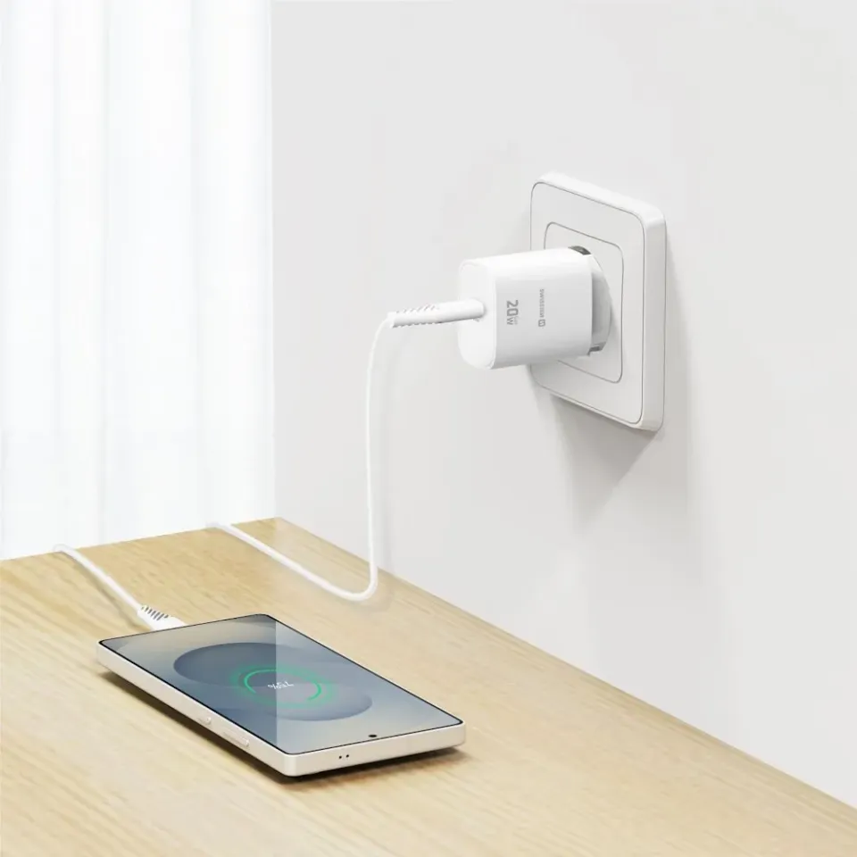 Swissten Síťový Adaptér Edge GaN 1x USB-C PD 20W Bílý