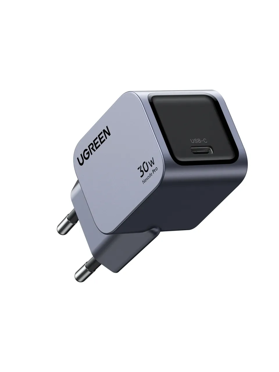 UGREEN síťová rychlonabíječka Nexode Pro 30W 1-Port USB-C, GaN, stříbrná