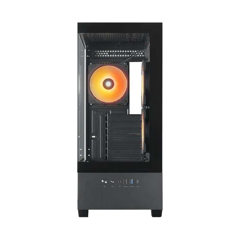 CHIEFTEC Vista / ATX / 3x120mm ARGB fan / USB 2.0 / USB 3.0 / USB-C / prosklená / černá