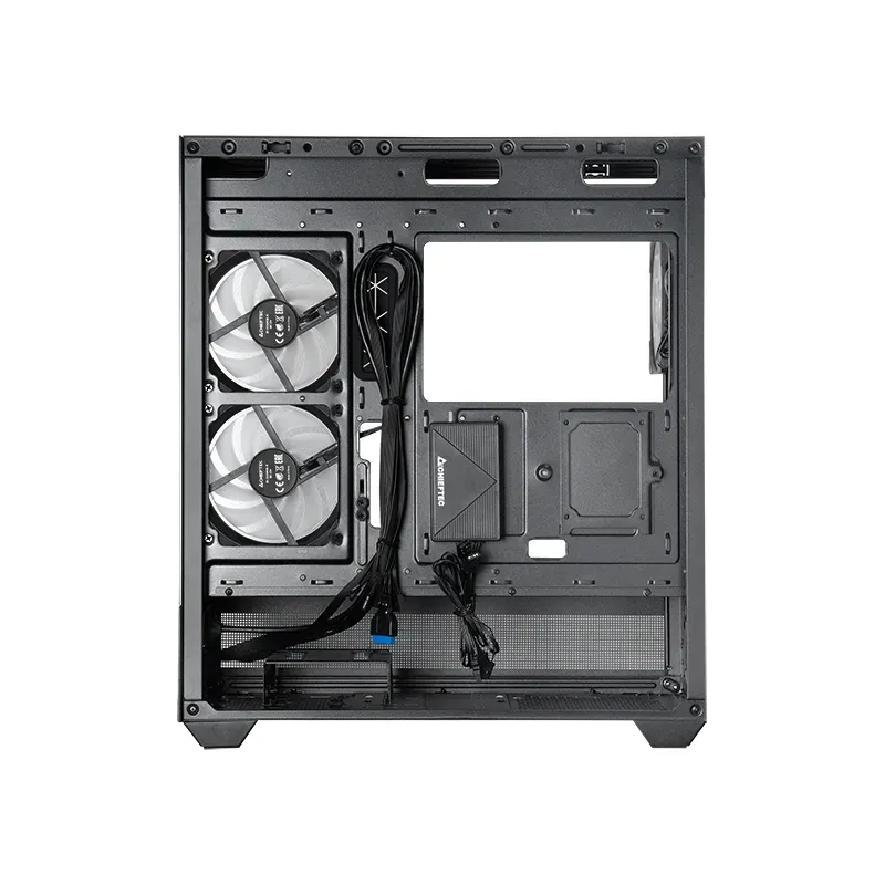 CHIEFTEC Vista / ATX / 3x120mm ARGB fan / USB 2.0 / USB 3.0 / USB-C / prosklená / černá