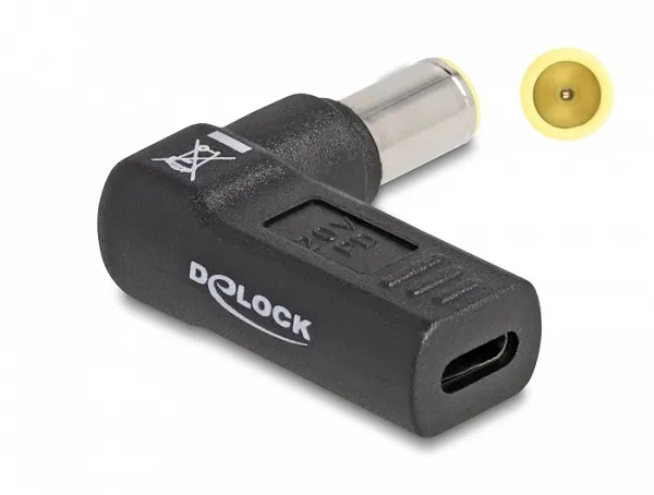 Delock Adaptér na kabel na nabíjení laptopu, ze zásuvky USB Type-C na zástrčku I