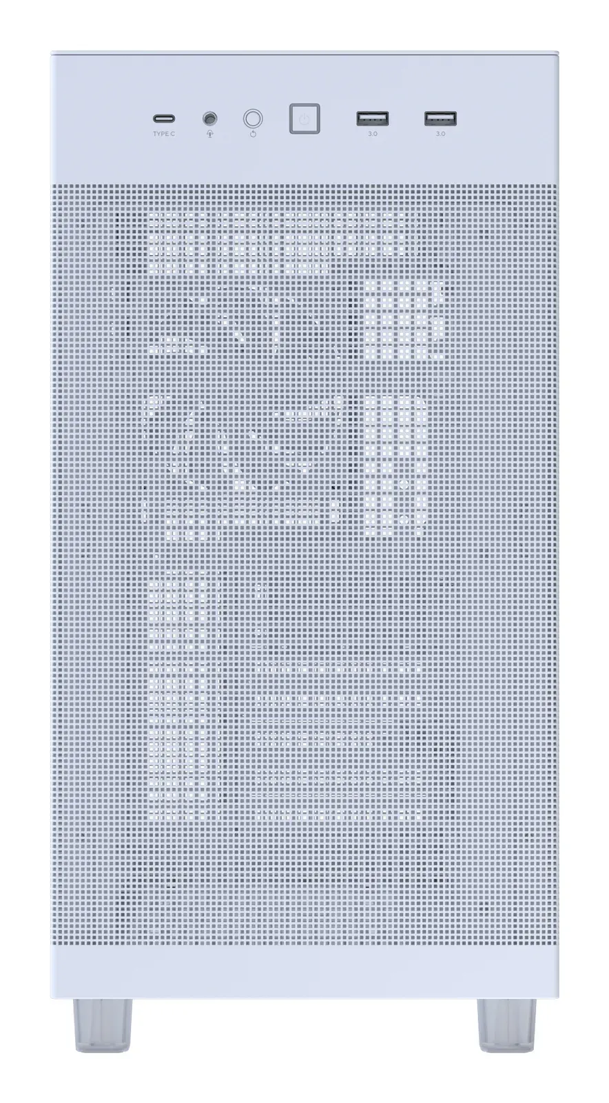 ASUS case PRIME AP303 TG WHITE, ATX, průhledná bočnice,1x120mm, bílá