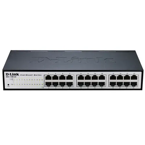 D-Link DGS-1100-24 v2 24-Port Gigabit Smart Managed Switch, fanless