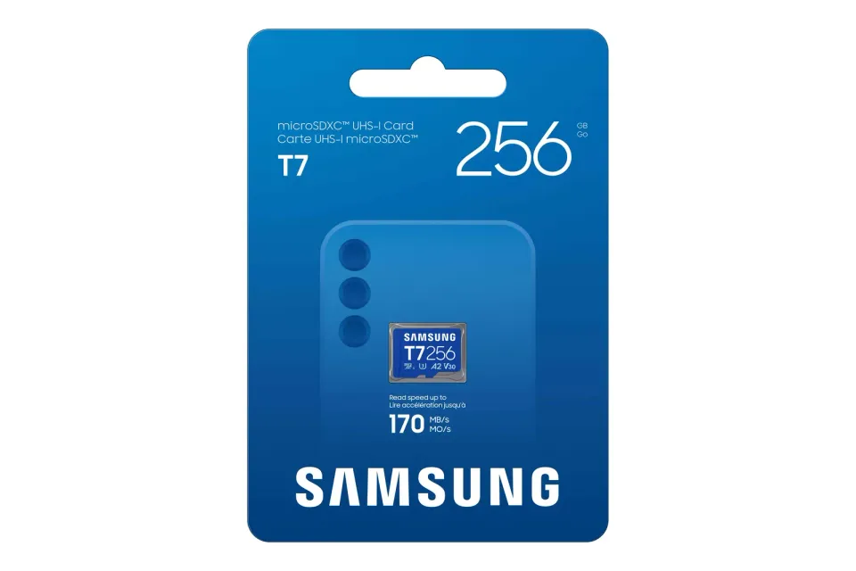 Samsung micro SD karta T7 - 256GB + USB adaptér