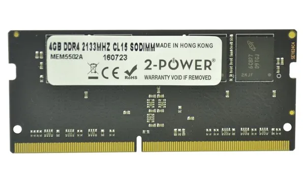 2-Power 4GB PC4-17000S 2133MHz DDR4 CL15 Non-ECC SoDIMM 1Rx8