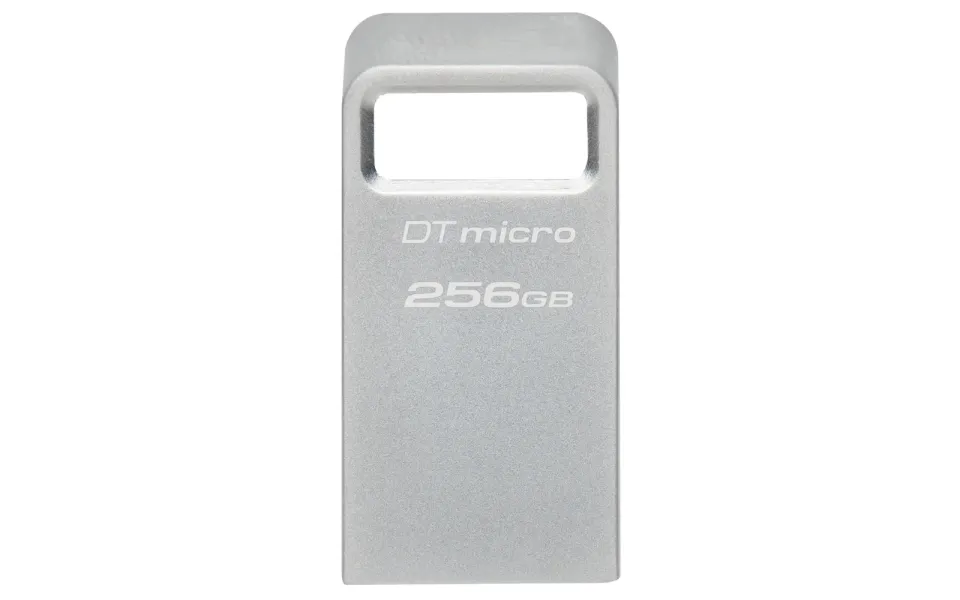 KINGSTON DataTraveler Micro 256GB kovový USB3.2 flash drive (stříbrný)