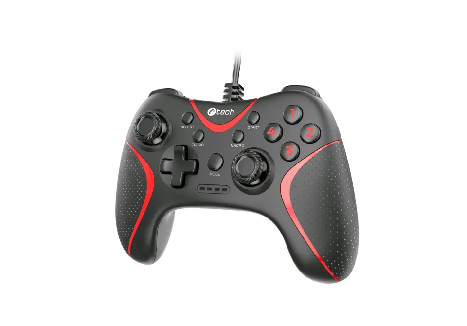 C-TECH Theon pro PC/PS3, 2 programovatelná makro tlačítka, 2x analog, X-input, v