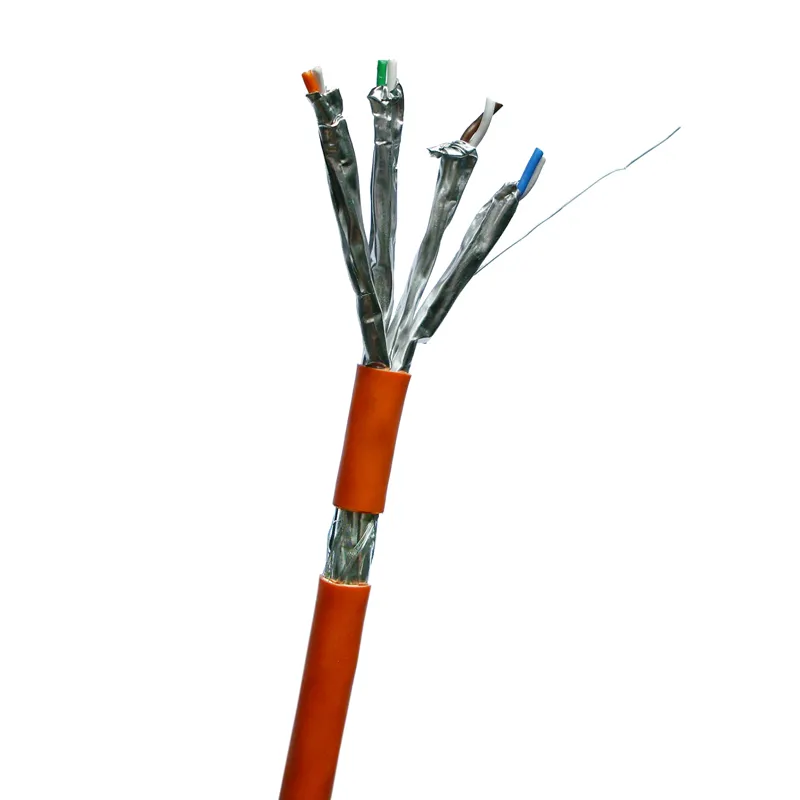 DATACOM S/FTP drát CAT7 LSOH 500m cívka oranžový