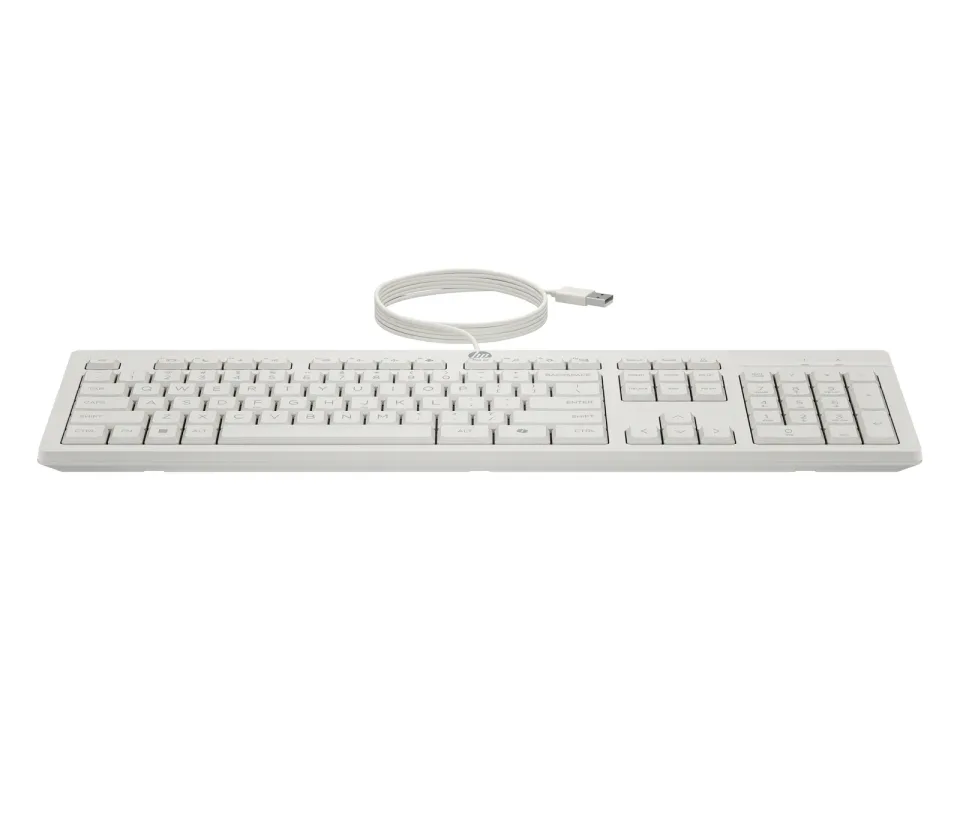 HP 225 Wired Mouse and Keyboard Combo G2 - White English