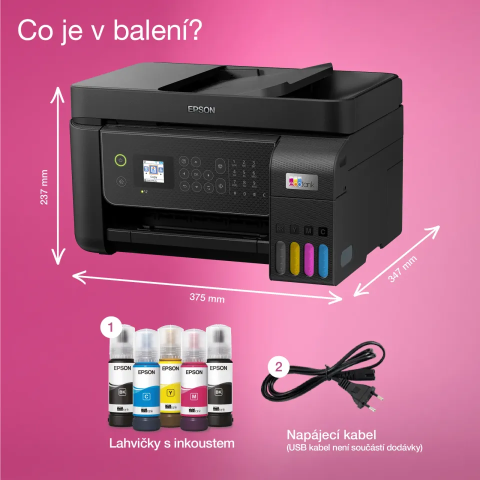 EPSON EcoTank L5310, inkoustová multifunkční tiskárna