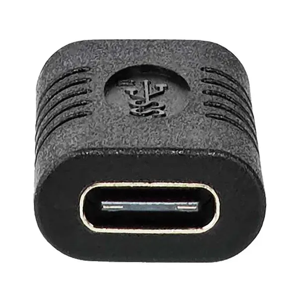 NEDIS USB-C adaptér/ USB 3.2 Gen 2/ USB-C zásuvka/ USB-C zásuvka/ 10 Gbps/ BOX/ černý