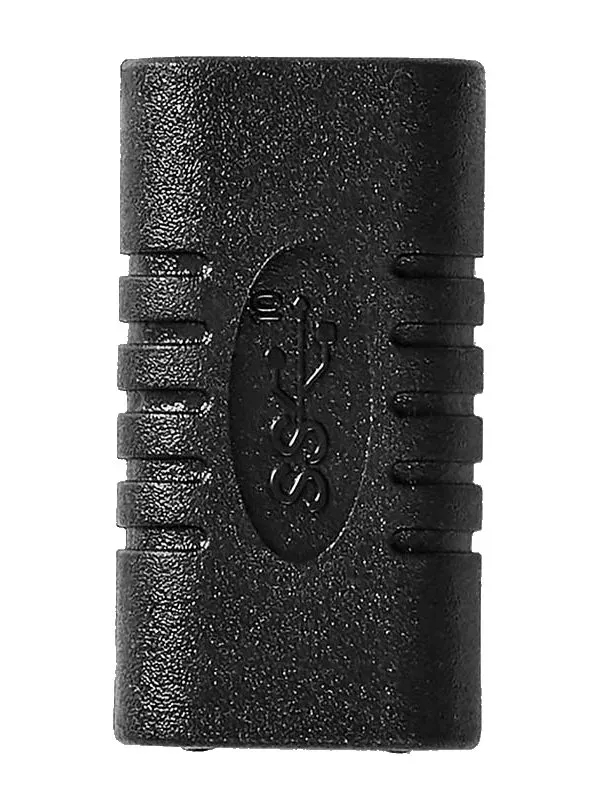 NEDIS USB-C adaptér/ USB 3.2 Gen 2/ USB-C zásuvka/ USB-C zásuvka/ 10 Gbps/ BOX/ černý