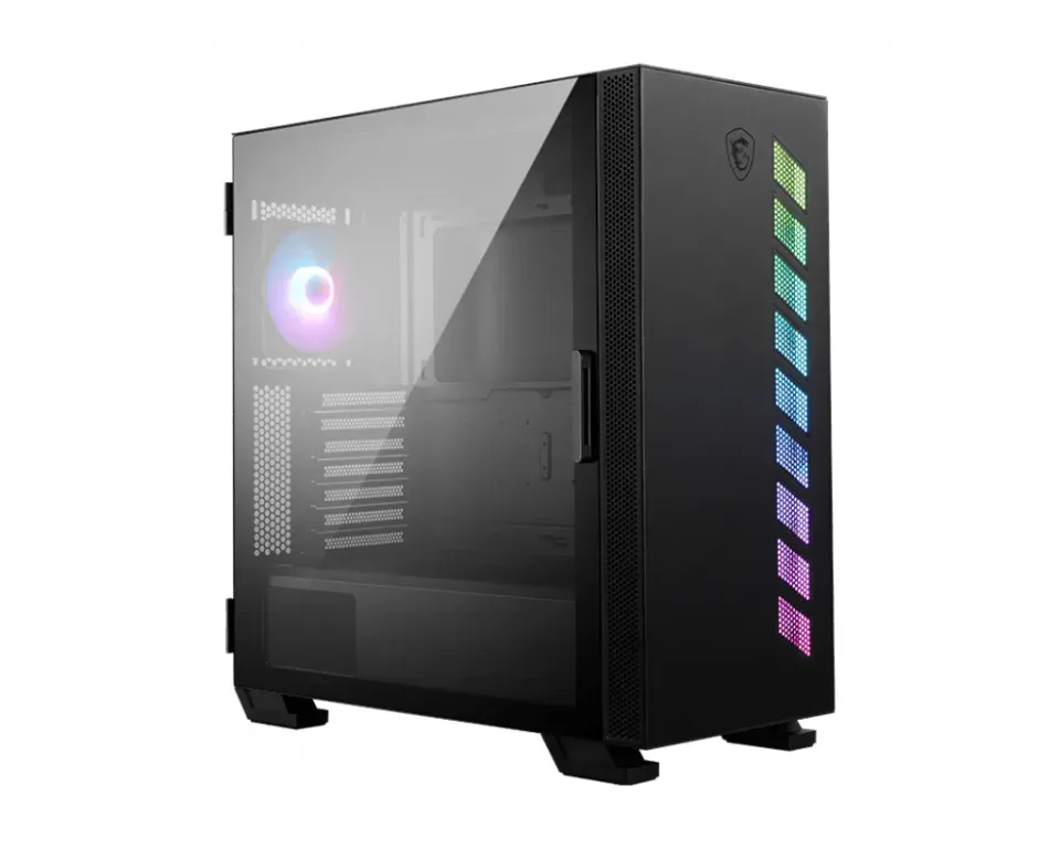 MSI skříň MAG VAMPIRIC 300R/ bez zdroje/ levé temp. sklo/ 1x 120mm ARGB fan/1x USB3.1 Type-C/2x USB3.0/ černá