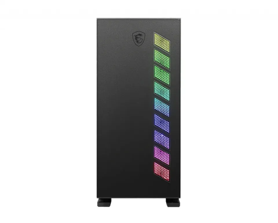 MSI skříň MAG VAMPIRIC 300R/ bez zdroje/ levé temp. sklo/ 1x 120mm ARGB fan/1x USB3.1 Type-C/2x USB3.0/ černá