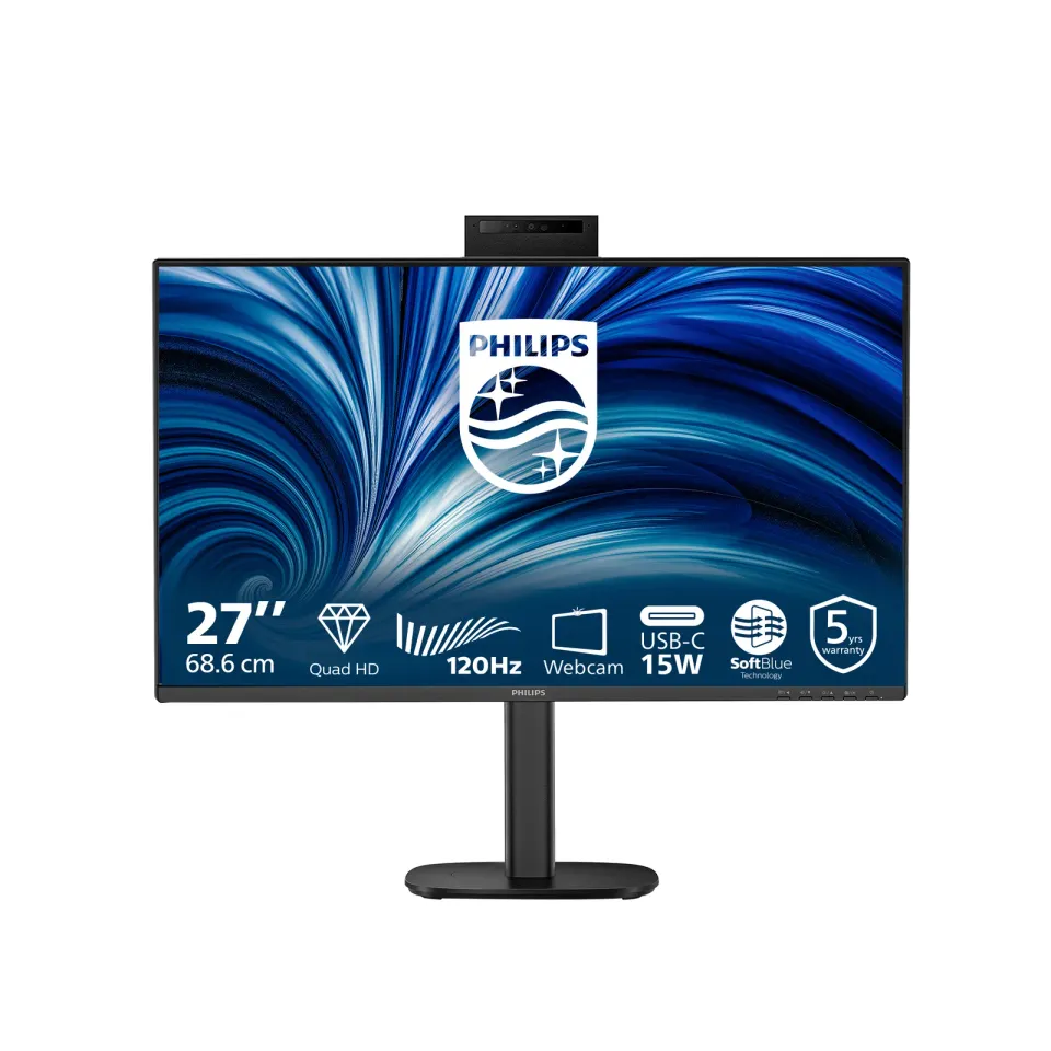 Philips LCD 27B2N3500JH 27" IPS/2560x1440@120Hz/4ms/350cd/2xHDMI/DP/4xUSB/Webcam