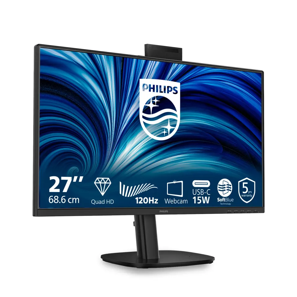 Philips LCD 27B2N3500JH 27" IPS/2560x1440@120Hz/4ms/350cd/2xHDMI/DP/4xUSB/Webcam