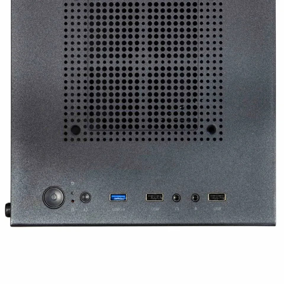 EVOLVEO M4, case mATX, 2x USB2.0 / 1x USB3.0 / 120mm LED / černý s průhlednou bo