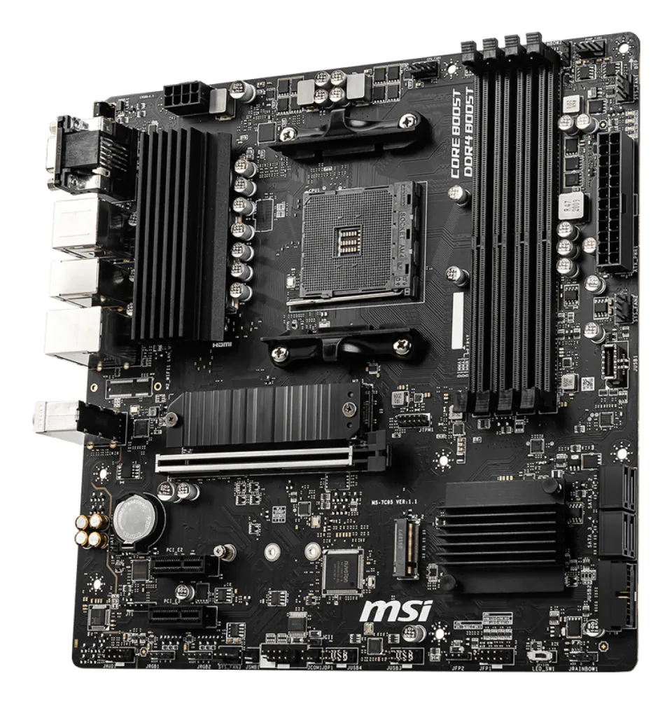 MSI MB Sc AM4 B550M PRO-VDH, AMD B550, 4xDDR4, 1xDP, 1xHDMI, 1xVGA, mATX