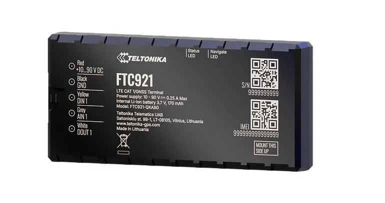 TELTONIKA TELEMATICS FTC921 – GPS lokátor pro vozidla nové generace 4G LTE Cat 1