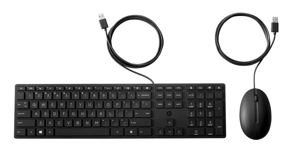 HP Wired 320MK combo keyboard and mouse (česko-slovensky) klávesnice a myš