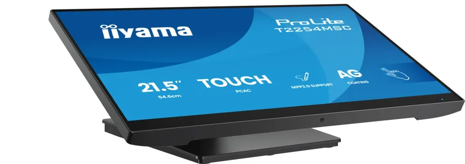 22" LCD iiyama T2254MSC-B2AG:IPS,FHD,HDMI,DP