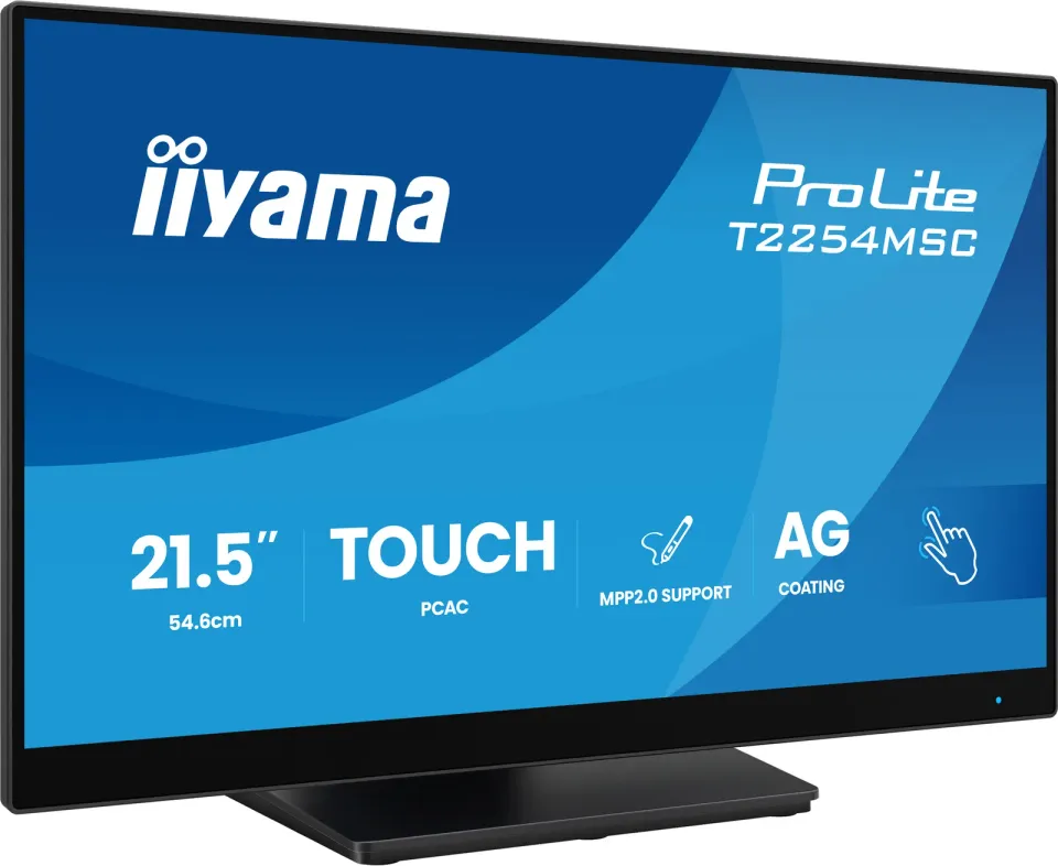 22" LCD iiyama T2254MSC-B2AG:IPS,FHD,HDMI,DP